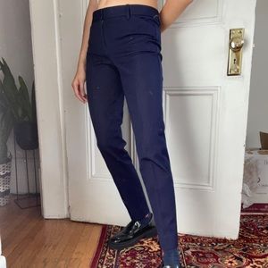 BNWT Gap navy cigarette trousers